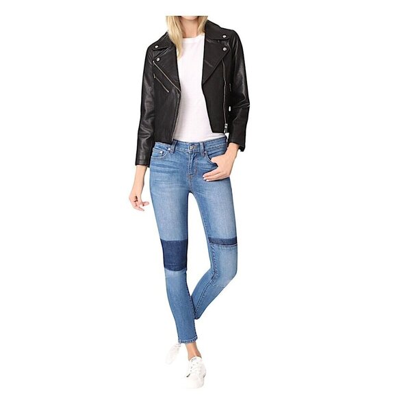 Derek Lam 10 Crosby Mid Rise Authentic Devi Skinny Blue Jeans size 27, NWT - Picture 1 of 15